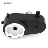 12V RS390 Electric Motor with Gearbox for Kids' Toy Car Steering 5600 RPM