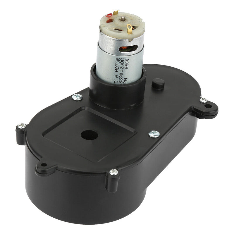 12V RS390 Electric Motor with Gearbox for Kids' Toy Car Steering 5600 RPM