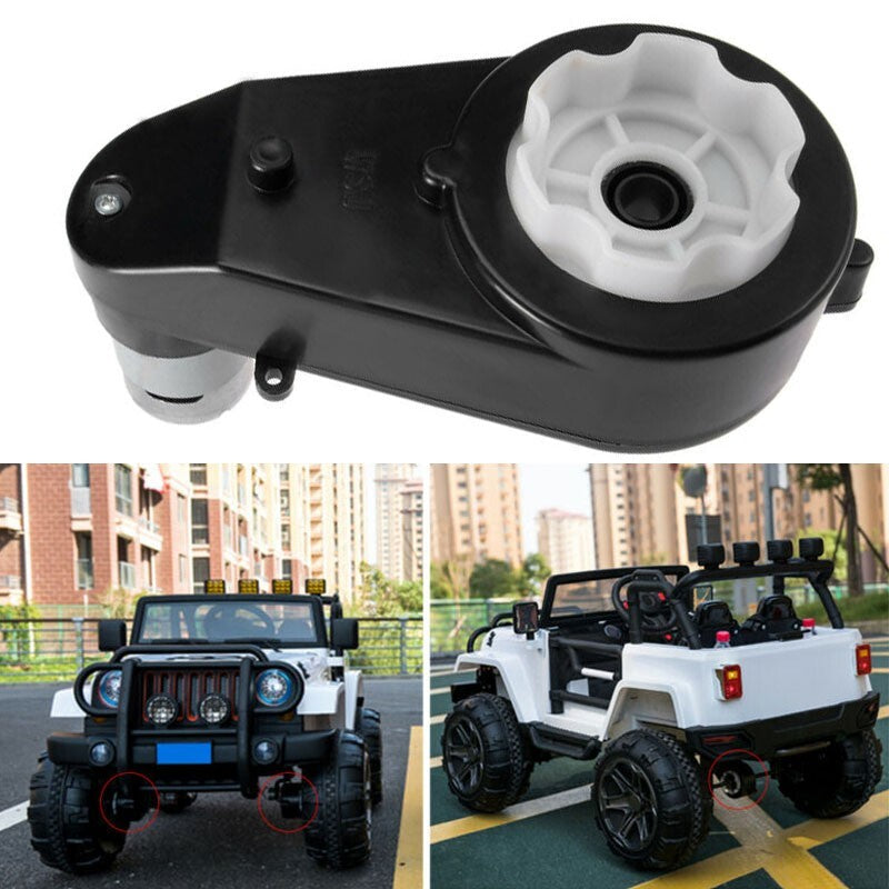 12V RS550 Motor with 30000RPM Gearbox for Kids Ride-On Cars