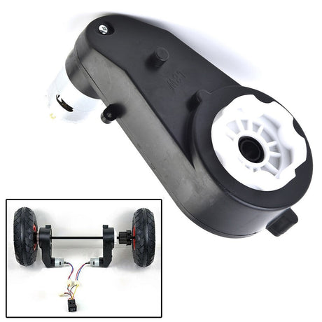 RS550 12V 30000RPM Motor with Gearbox for Kids Ride-On Cars