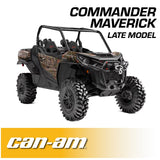 Can-Am Commander / Late Model Maverick – Complete Communication Kit with Bluetooth Intercom and 2-Way Radio (Glove Box Mount)