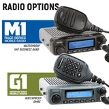 Can-Am Commander and Maverick Complete Communication Kit with Bluetooth Intercom and 2-Way Radio - Dash Mount