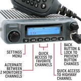 Waterproof GMRS Mobile Radio - Model G1 Adventure Series - CLEARANCE