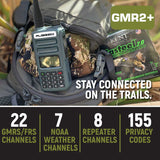 GMRS and FRS Handheld Radio - Model GMR2-PLUS - Grey - CLEARANCE