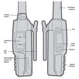 2 PACK - Rugged V3 - Business Band Two Way Handheld Radio - Analog Only