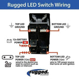 Waterproof Rocker Switch for MAC Helmet Air Pumpers - CLEARANCE