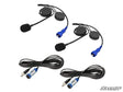 Rugged Radios Wired/STX Stereo Helmet Kit with Alpha Audio Speakers