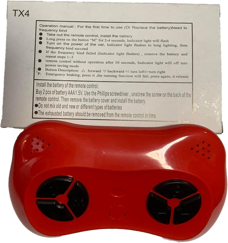 RX25 6V Kids Electric Ride-On Car with 2.4G Bluetooth Remote Control and Receiver