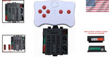 12V Kids Ride-On Car Remote Control and Receiver Replacement Kit for RX43 and RX23 Models