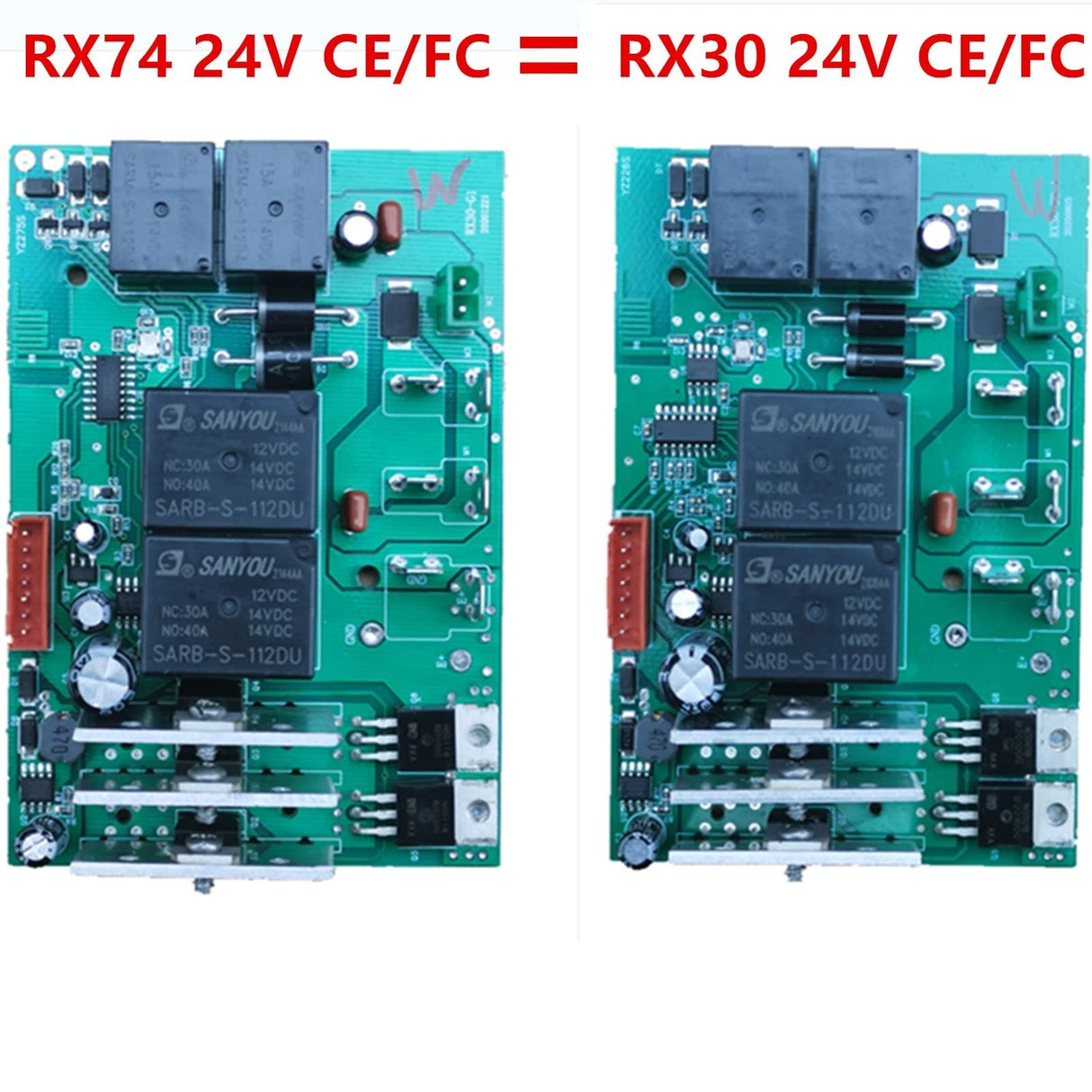 24V CE FC 2.4G Bluetooth Remote Control and Receiver Kit with Controller