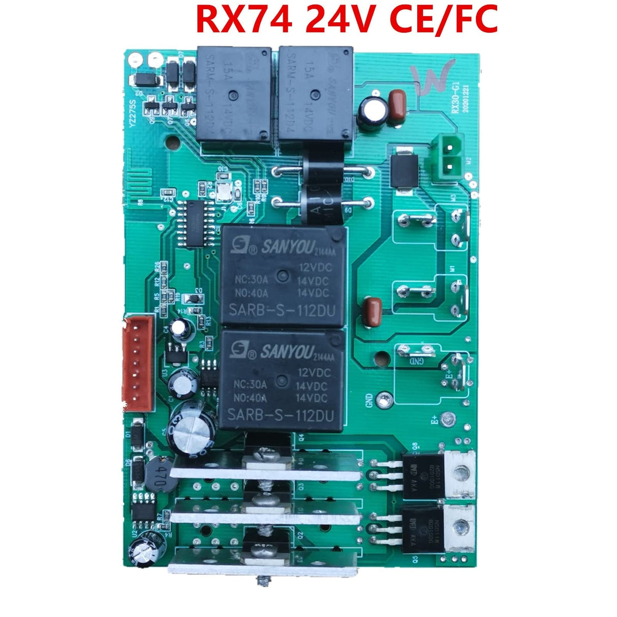 24V CE FC Control Box with 2.4G Bluetooth Receiver and 24V Mainboard Accessory