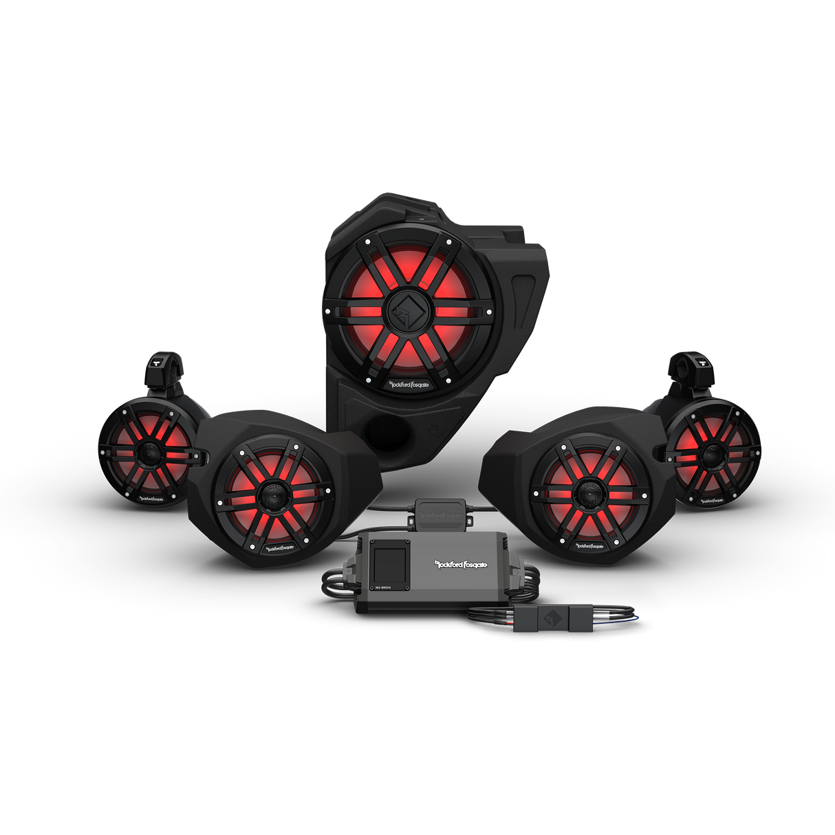 2014+ RZR-RC Rockford Fosgate Audio Kit Color Optix Gen3 (Stage 4)