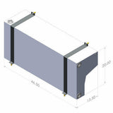 35 Gallon Wheel Well Water Tank (Both Sides) S&B