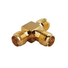 RP-SMA Female Triple T to 2X RP-SMA Female Adapter TekShack