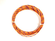 STRIPED COLORS TXL 20 AWG Automotive Wire Pure Copper Made in USA - CHOOSE YOUR COLOR - SOLD PER FT AC/DC WIRE AND SUPPLY