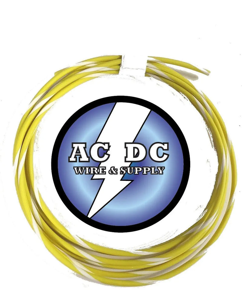 STRIPED COLORS TXL 20 AWG Automotive Wire Pure Copper Made in USA - CHOOSE YOUR COLOR - SOLD PER FT AC/DC WIRE AND SUPPLY