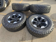 18" Dodge Ram 1500 Rebel Black OEM 2671 wheels rims TOYO A/T3 35" Texas Truck Tire