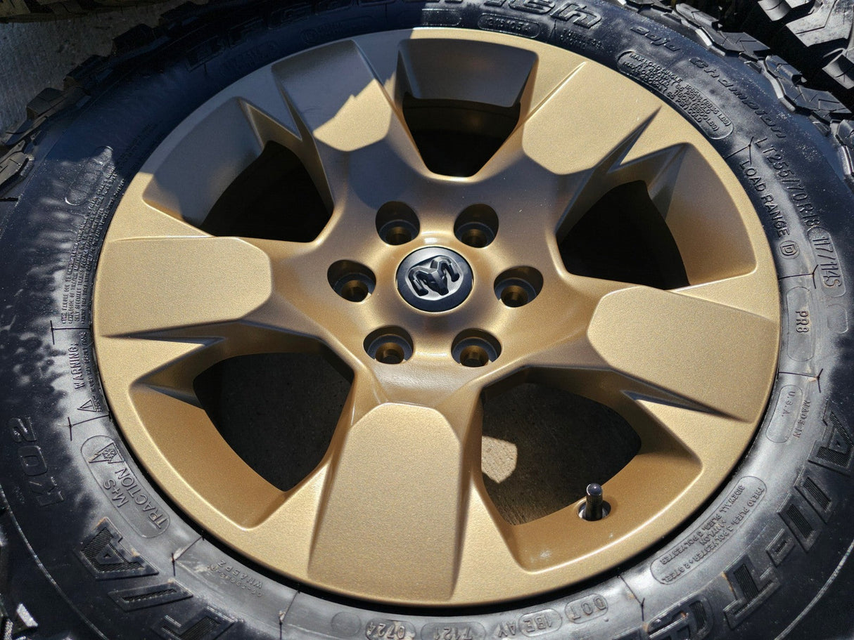 18" Ram 1500 OEM wheels rims Bronze 2669 Jeep Wagoneer 2025 2026 NEW BFG KO2 Texas Truck Tire