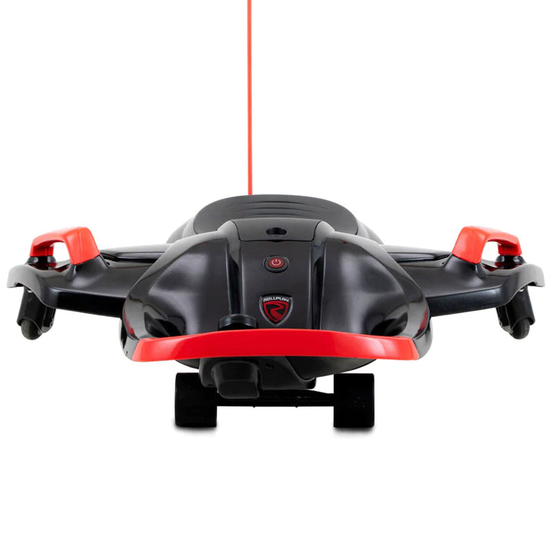 Compact 12V Rechargeable Ride-On Toy Vehicle - Rollplay Nighthawk Bolt, Black