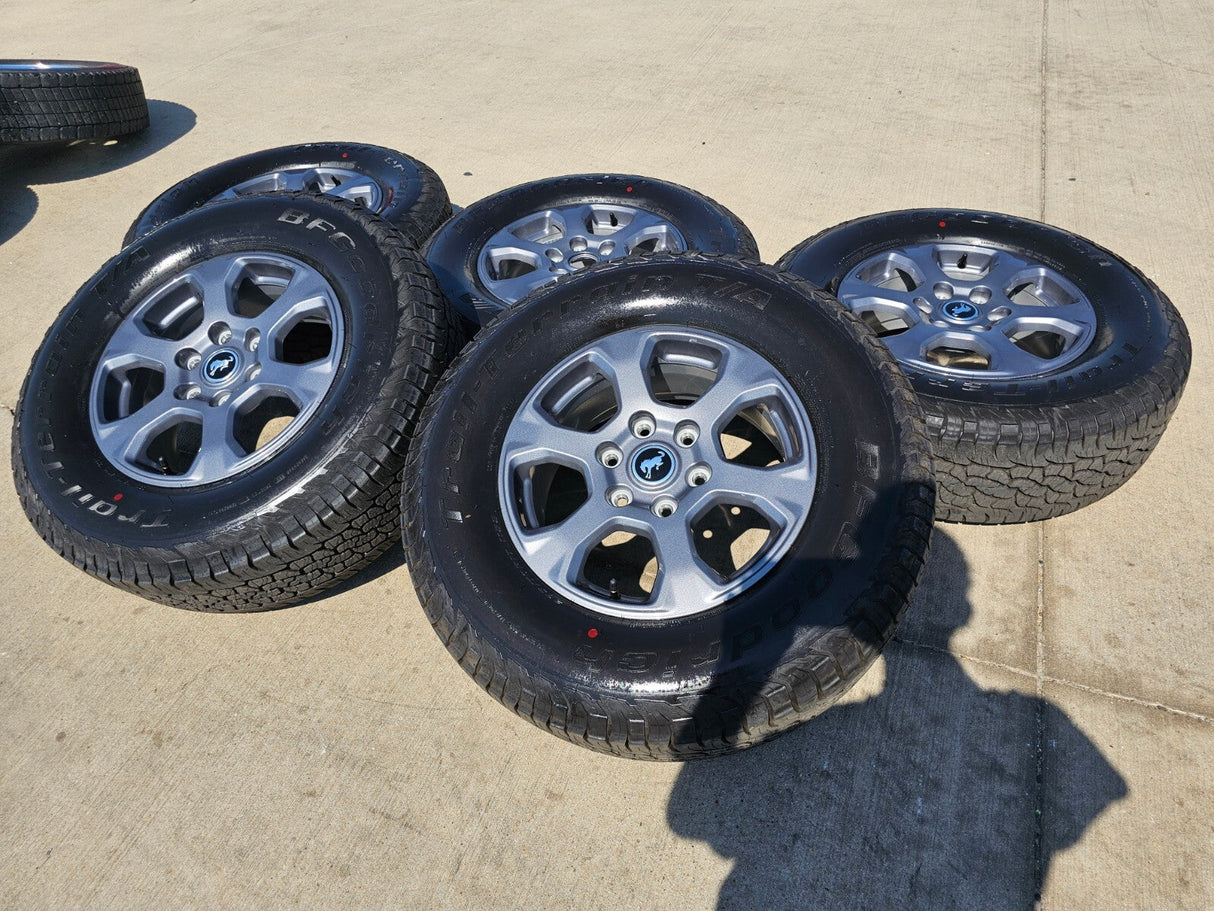 17" Ford Bronco Big Bend wheels rims 10384 OEM Ranger 2024 2025 2026 NEW BFG Texas Truck Tire