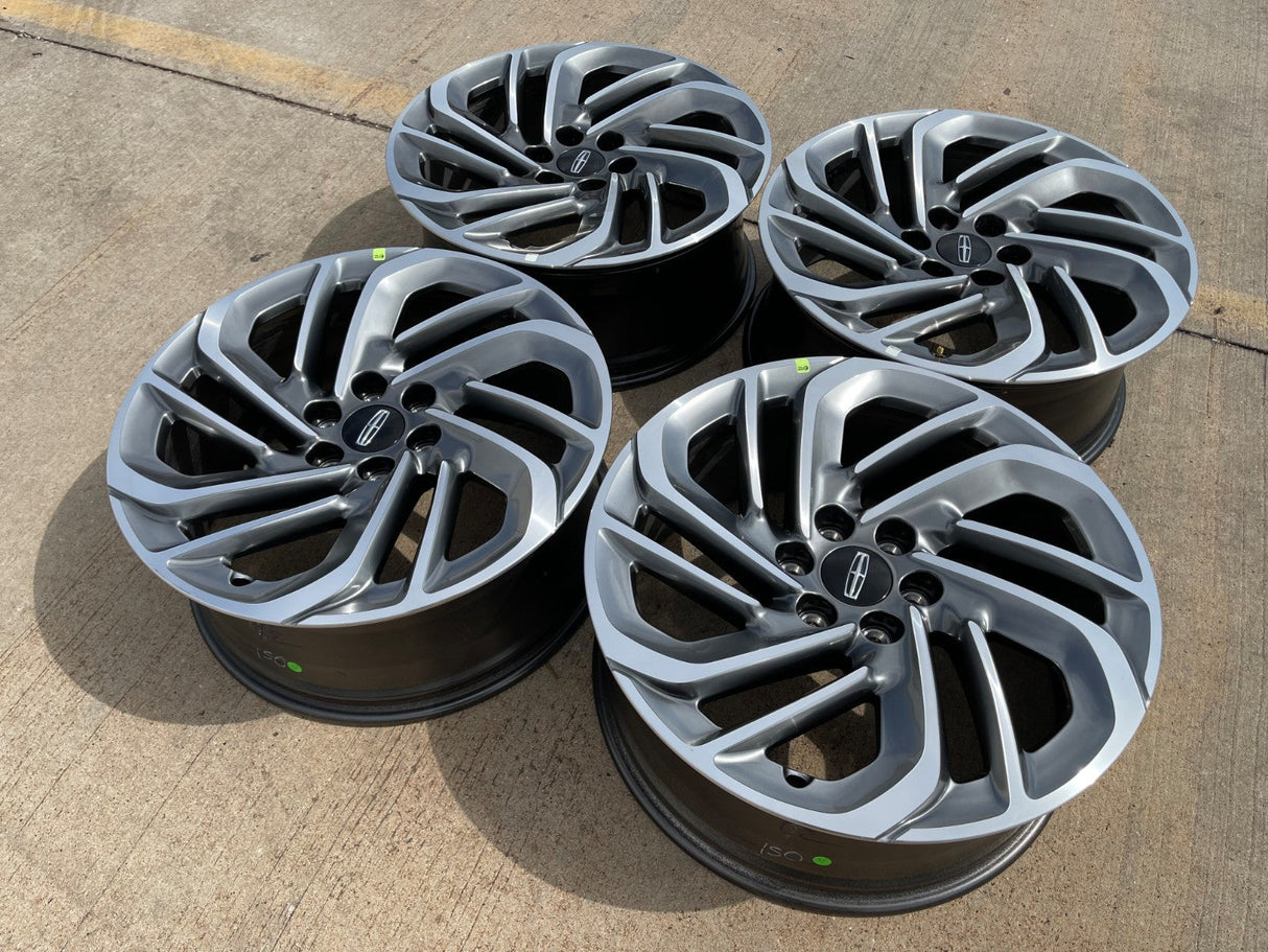 22" Lincoln Navigator OEM 94225 rims wheels BLACK LABEL 2024 2025 2026 2027 Texas Truck Tire