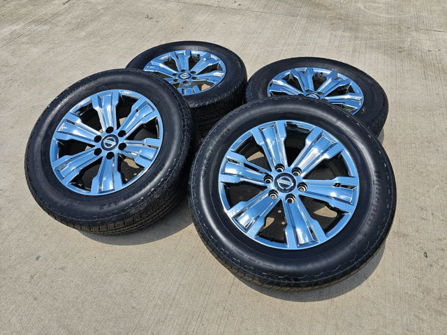 20" Nissan Titan Armada OEM 62753 wheels rims 2018 2019 2020 2022 2023 2024 2025 Texas Truck Tire