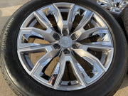 22" GMC Yukon Chevy Tahoe Escalade OEM 95513 14134 wheels rims BRIDGESTONE NEW Texas Truck Tire