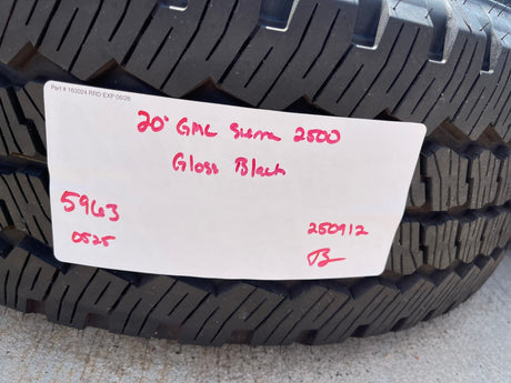 20" GMC Sierra AT4X 2500 3500 OEM 14137 5963 wheels rims Silverado 2025 2026 NEW Texas Truck Tire