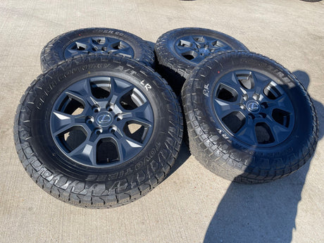 18" Toyota 4Runner Land Cruiser TRD Tundra OEM 10544 wheels rims GX550 TOYO NEW Texas Truck Tire