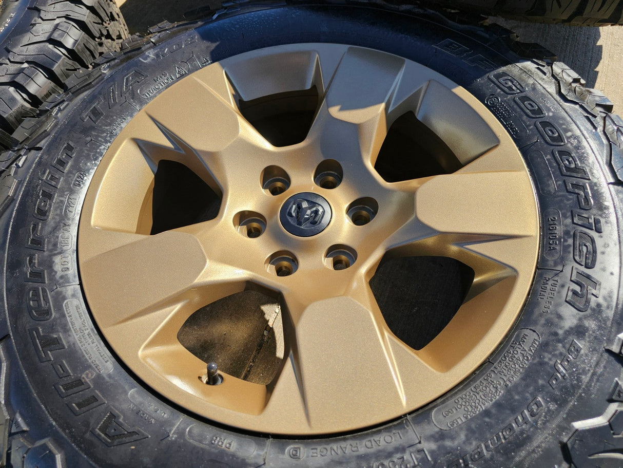 18" Ram 1500 OEM wheels rims Bronze 2669 Jeep Wagoneer 2025 2026 NEW BFG KO2 Texas Truck Tire