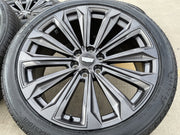 24" Cadillac Escalade V OEM wheels rims tires 2022 2023 2024 2025 2026 NEW Texas Truck Tire