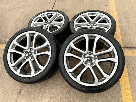 20" Ford Mustang GT OEM 10167 wheels rims 2021 2022 2023 2024 2025 FALKEN NEW Texas Truck Tire