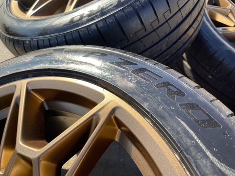 19" Ford Mustang GT Track Pack OEM 10600 10603 Bronze wheels rims 2025 2026 NEW Texas Truck Tire
