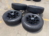 20" Ford F-250 F-350 OEM black TREMOR wheels rims 10299 10484 tires Texas Truck Tire