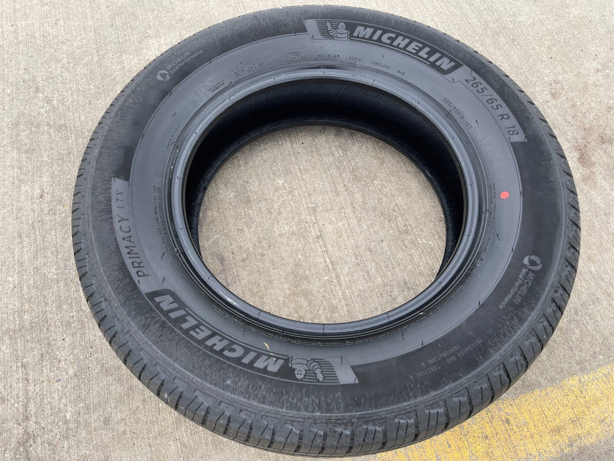 265/65/18 Michelin Primacy LTX tire F-150 Yukon Silverado 265/65r18 NEW TAKE OFF Texas Truck Tire