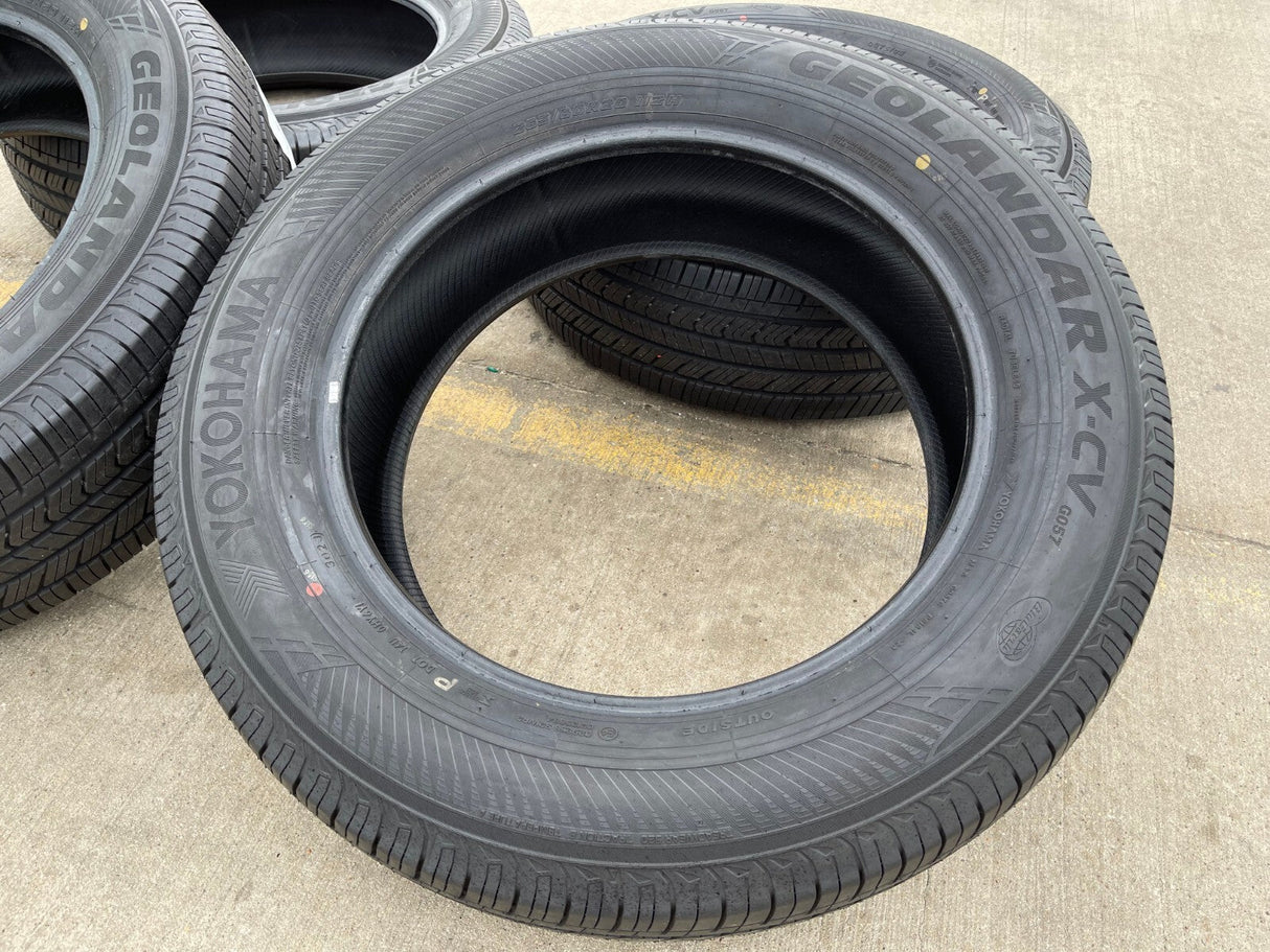 (4) 265/60/20 Yokohama Geolander X-CV tires NEW Sierra Tundra Silverado Texas Truck Tire