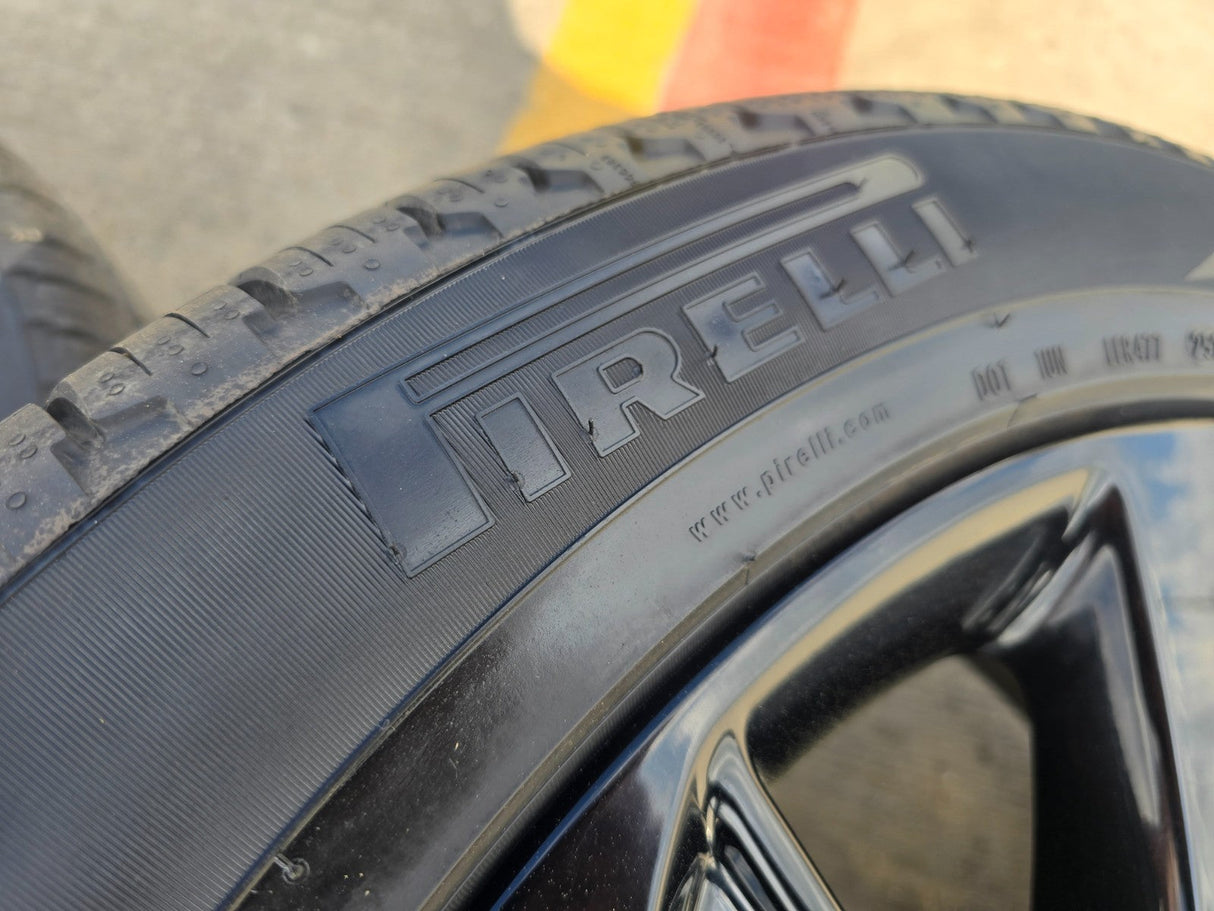 22" Lincoln Navigator OEM rims wheels Black Label 95384 10496 tires PIRELLI NEW Texas Truck Tire