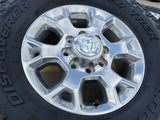 18" Ram 2500 3500 Laramie Power Wagon OEM wheels rims 2693 tires COOPER 35" Texas Truck Tire