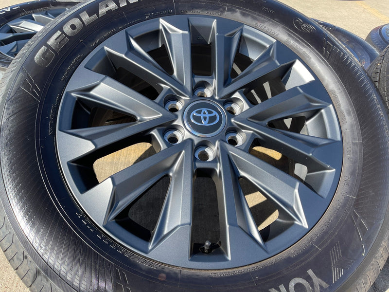 (5) 20" Toyota Land Cruiser OEM wheels rims 94057 Tundra Sequoia 2024 2025 2026 Texas Truck Tire