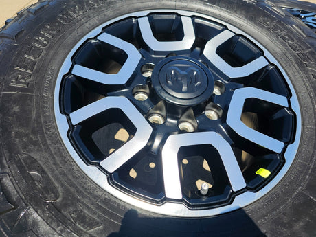 18" Ram 2500 3500 LARAMIE OEM wheels rims 2694 tires 35" NITRO Texas Truck Tire