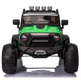 2-Seater 24V Electric Ride-On Truck with MP3 Player and LED Lights for Kids, Remote Control Included