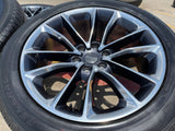 22" Jeep Grand Wagoneer OEM 9298 Obsidian rims wheels RAM 1500 2023 2024 2025 Texas Truck Tire