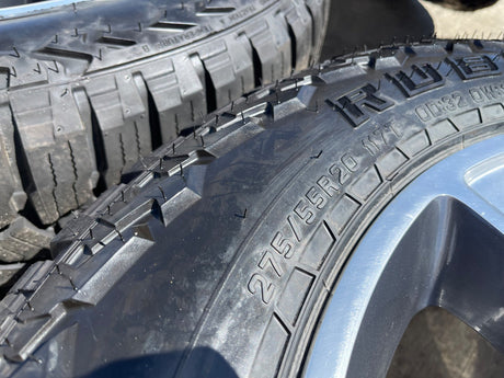 20" Dodge Ram 1500 OEM LIMITED 2676 2723 wheels rims 2025 2026 FALKEN A/T NEW Texas Truck Tire