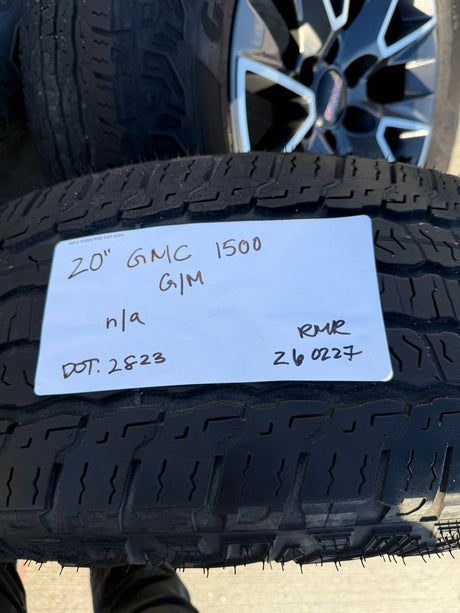 20" Chevy Tahoe Silverado OEM 5919 wheels rims GMC Yukon tires GOODYEAR Texas Truck Tire