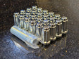 (24) 14x1.5 lug nuts chrome RAM 1500 Chevy Silverado GMC Sierra lugs Texas Truck Tire