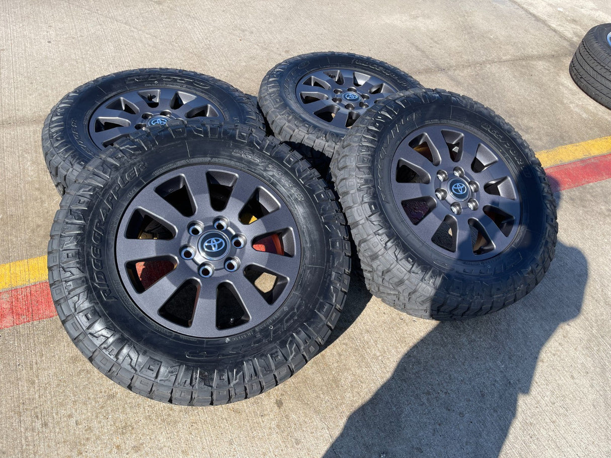 18" Toyota Land Cruiser OEM wheels rims 95952 75304 Tundra Sequoia NEW NITRO Texas Truck Tire