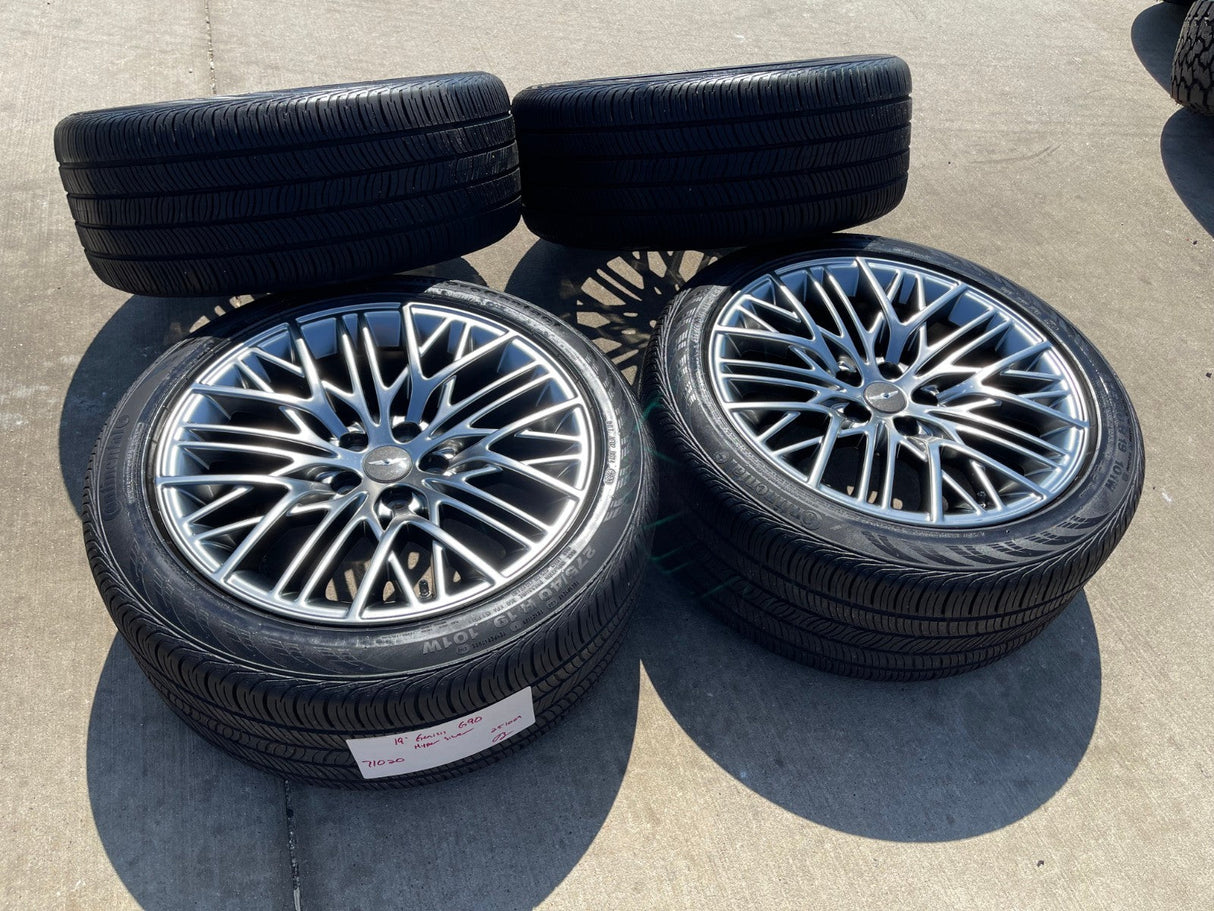 19" Hyundai Genesis G70 G80 G90 OEM 71020 71021 wheels rims tires Texas Truck Tire