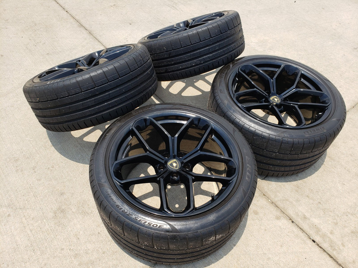 19" Lamborghini Huracan LP580 OEM wheels rims tires OE Kari 2020 2021 2022 2023 Texas Truck Tire
