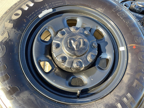 17" Ram 2500 3500 Laramie Power Wagon OEM 2497 wheels rims 2025 2026 NEW Texas Truck Tire