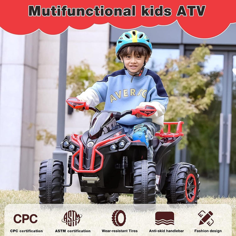 Electric Kids ATV Four Wheeler Cutrimoto for Children 3 to 7 Years Old - Perfect Gifts for Boys and Girls